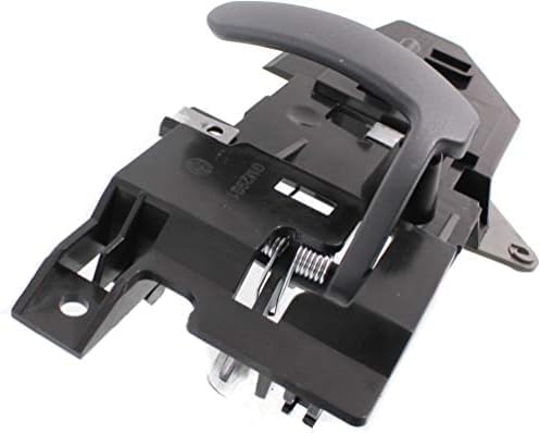 Front, Driver Side Gray Interior Door Handle, With Door Lock Button For 1996-2002 Chevrolet Express/GMC Savana