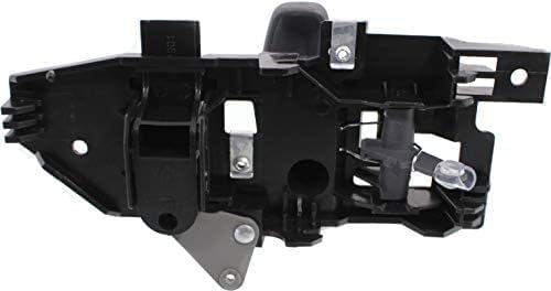 Front, Driver Side Gray Interior Door Handle, With Door Lock Button For 1996-2002 Chevrolet Express/GMC Savana
