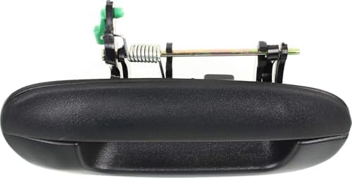Rear, Passenger Side Textured Black Exterior Door Handle, Without Key Hole For 2002-2006 Chevrolet Trailblazer / 2002-2009 GMC Envoy