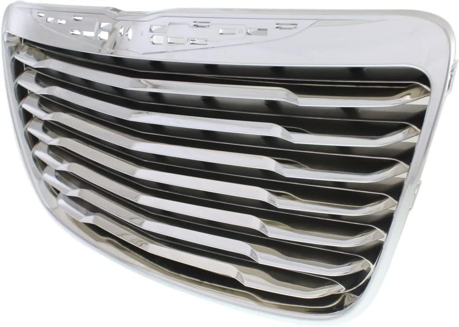 Grille Assembly, Chrome Shell with Painted Black Insert For 2011-2014 Chrysler 300