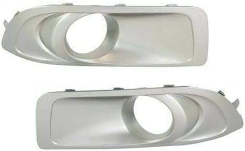 Front, Driver and Passenger Side Fog Light Trims, Primed For 2010-2012 Subaru Outback