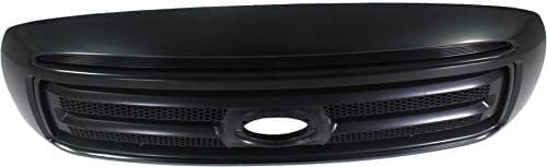 Upper Grille Assembly, Painted Black Shell and Insert For 2010-2013 Toyota Tundra