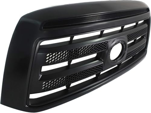 Upper Grille Assembly, Painted Black Shell and Insert For 2010-2013 Toyota Tundra