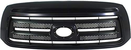 Upper Grille Assembly, Painted Black Shell and Insert For 2010-2013 Toyota Tundra