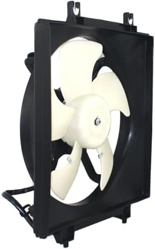 Radiator and A/C Condenser Fan - Driver and Passenger Side For 2005-2014 Subaru Legacy/Outback