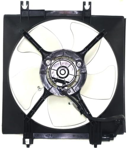 Radiator and A/C Condenser Fan - Driver and Passenger Side For 2005-2014 Subaru Legacy/Outback
