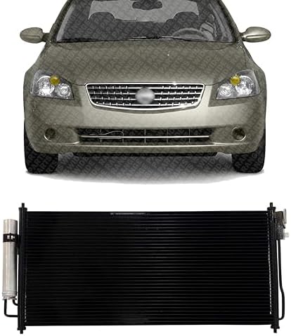 A/C Condenser, With Receiver Drier, 6 Cyl., 3.5L Engine for 2003-2009 Nissan 350Z
