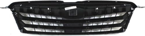 Grille, Silver Shell with Textured Gray Insert, with Chrome Upper Bar And Emblem Provision For 2010-2012 Subaru Outback