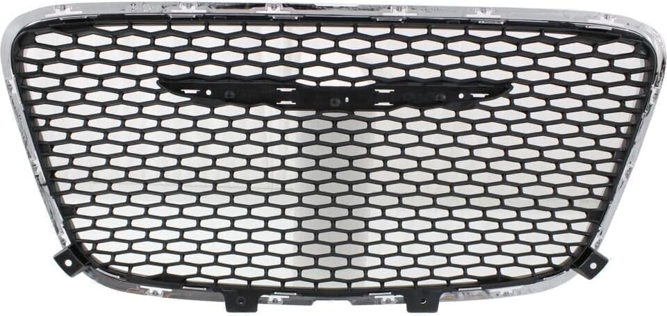 Grille Assembly, Chrome Shell with Painted Black Insert For 2015-2023 Chrysler 300