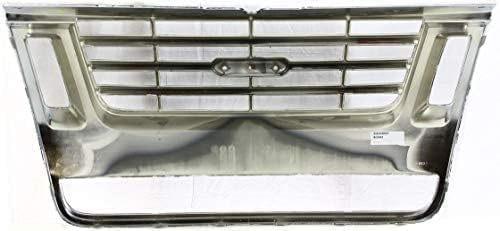 Grille Assembly, Chrome Shell with Black Insert For 2006-2010 Ford Explorer / 2007-2010 Sport Trac