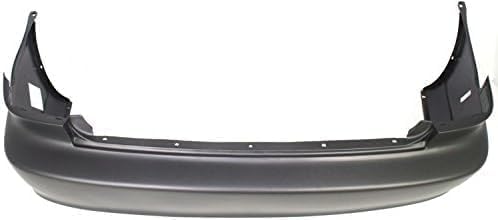 Rear Primed Bumper Cover, Without Parking Aid Sensor Holes, Sedan, USA Built Vehicles Vehicle For 1998-2002 Honda Accord