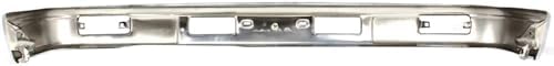 Front Bumper, Chrome, With Fog Light Holes, With License Plate Provision, Without Mounting Brackets For 1987-1988 Toyota Pickup
