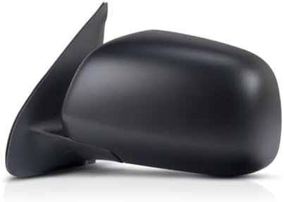 Driver Side Mirror, Manual Adjust, Manual Folding, Non-Heated, Textured Black, No Signal Light, No Memory, No Puddle Light, No Auto-Dimming, No Blind Spot Feature For 2005-2011 Toyota Tacoma