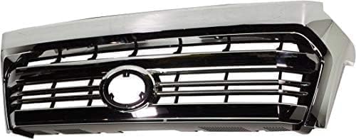 Grille Assembly, Chrome Shell and Insert For 2016-2017 Toyota Tundra