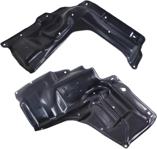 Driver and Passenger Side Engine Splash Shields, Manual Transmission For 2003-2008 Toyota Corolla/Toyota Matrix