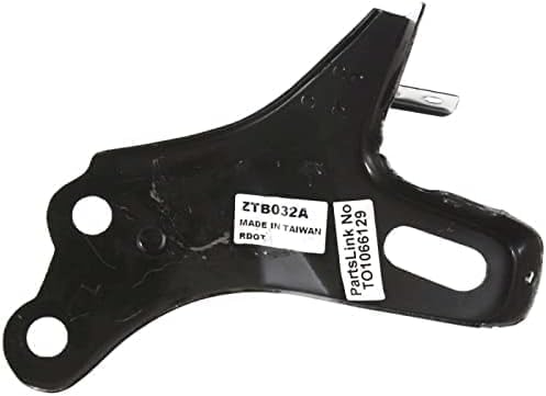 3-Piece Kit Front Bumper Reinforcement, 2WD, Steel, Includes (1) Bumper Reinforcement and (2) Bumper Brackets For 1998-2000 Toyota Tacoma