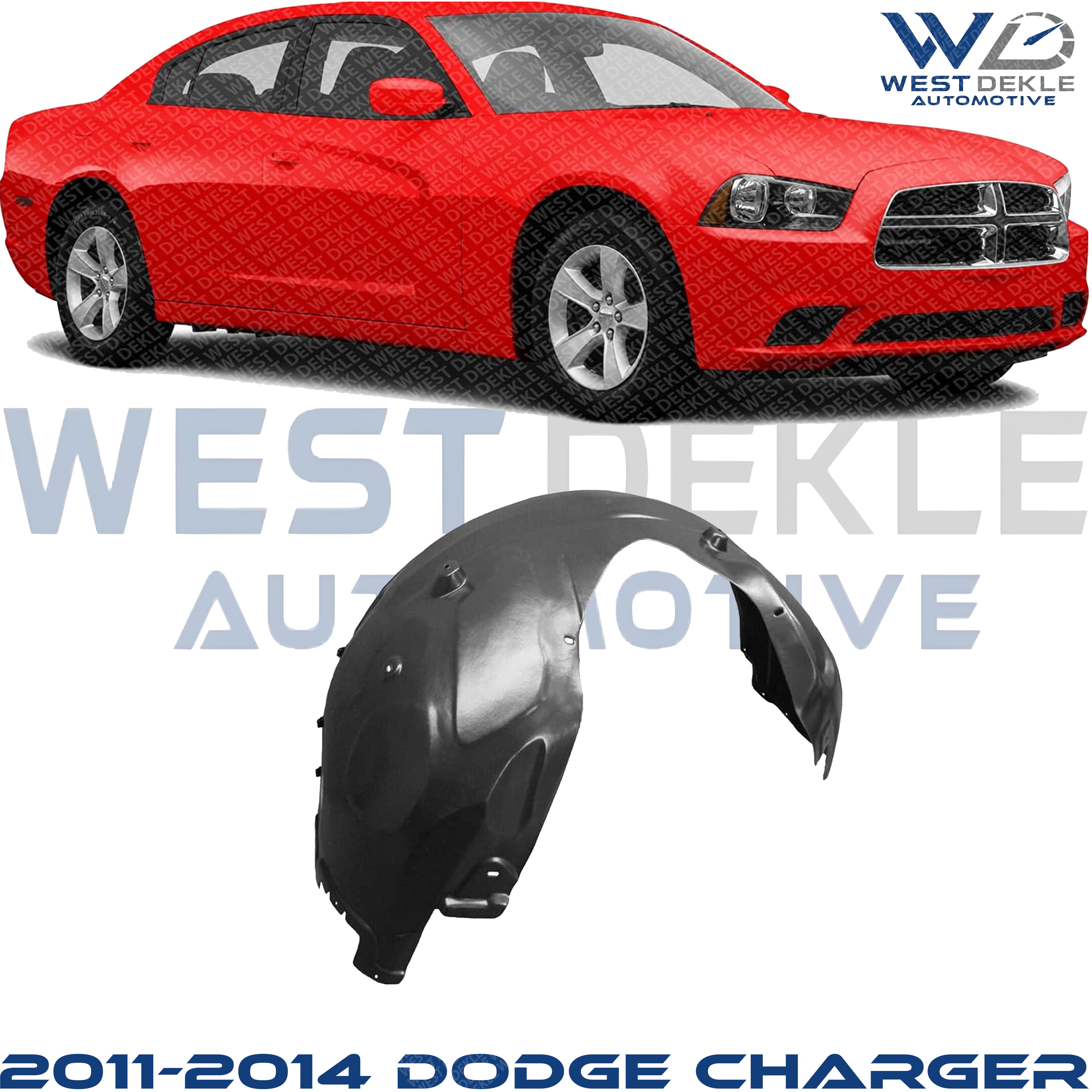 Front, Passenger Side Fender Liner for 2011-2014 Dodge Charger