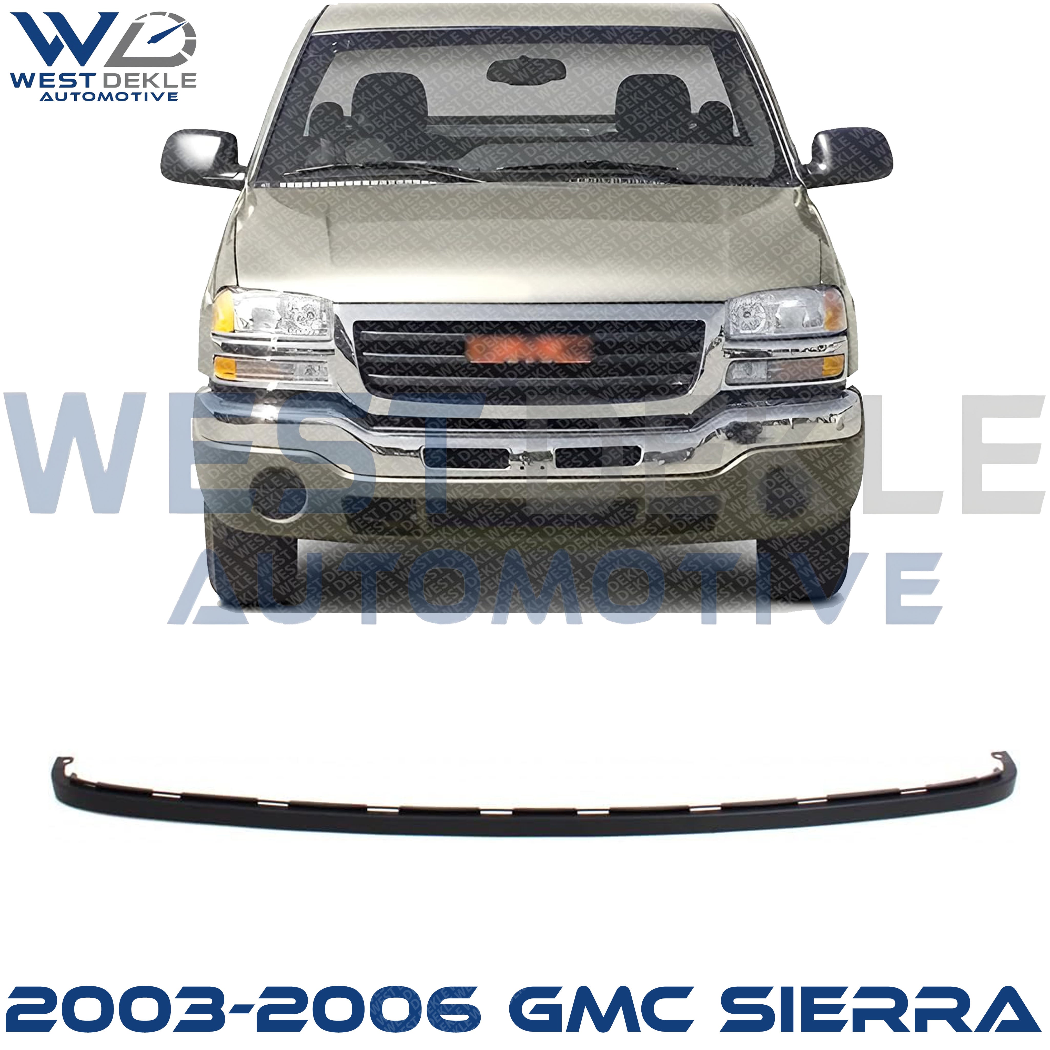 2003-2006 GMC Sierra Front Valance Air Deflector Extension