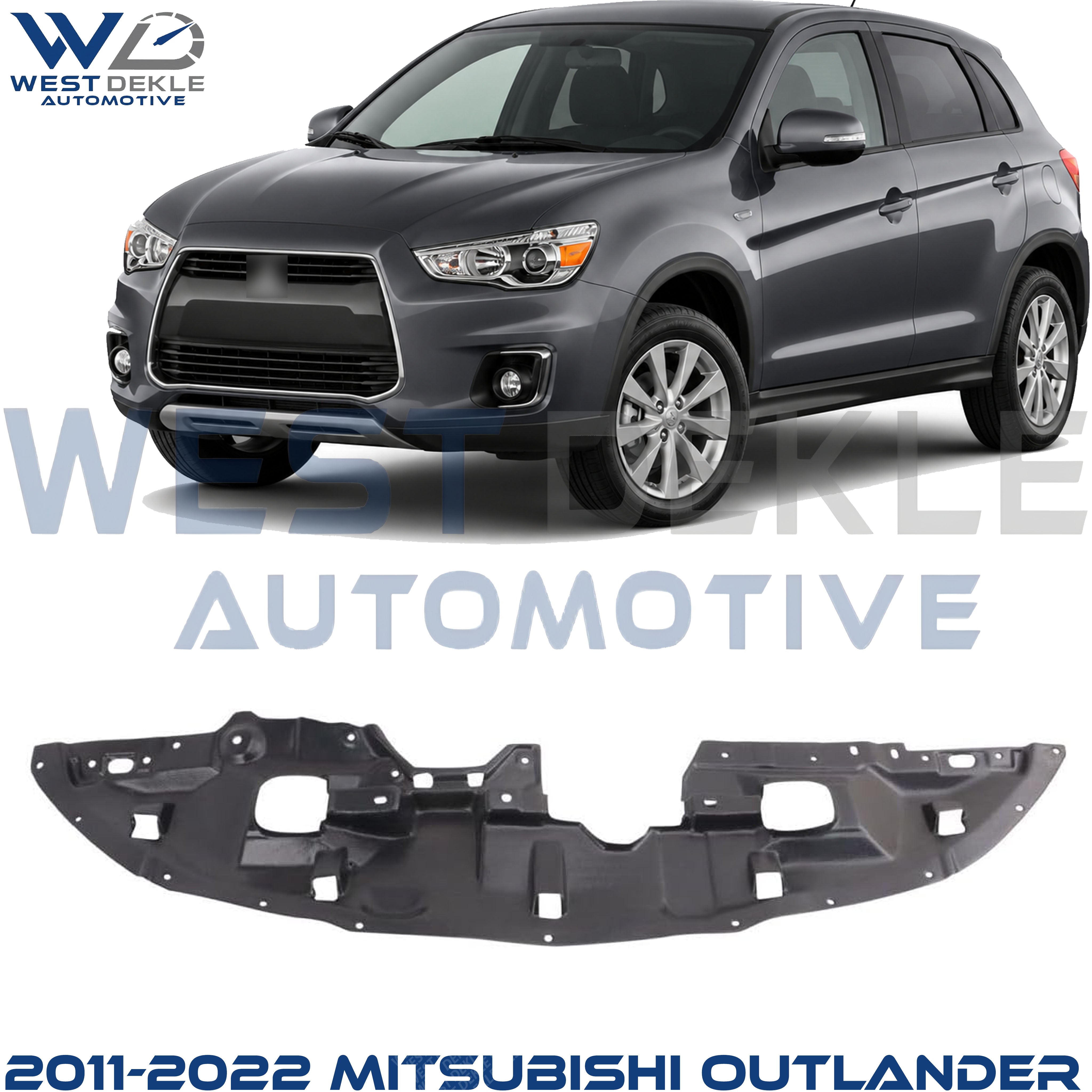 Front Engine Splash Shield For 2011-2022 Mitsubishi Outlander Sport & RVR