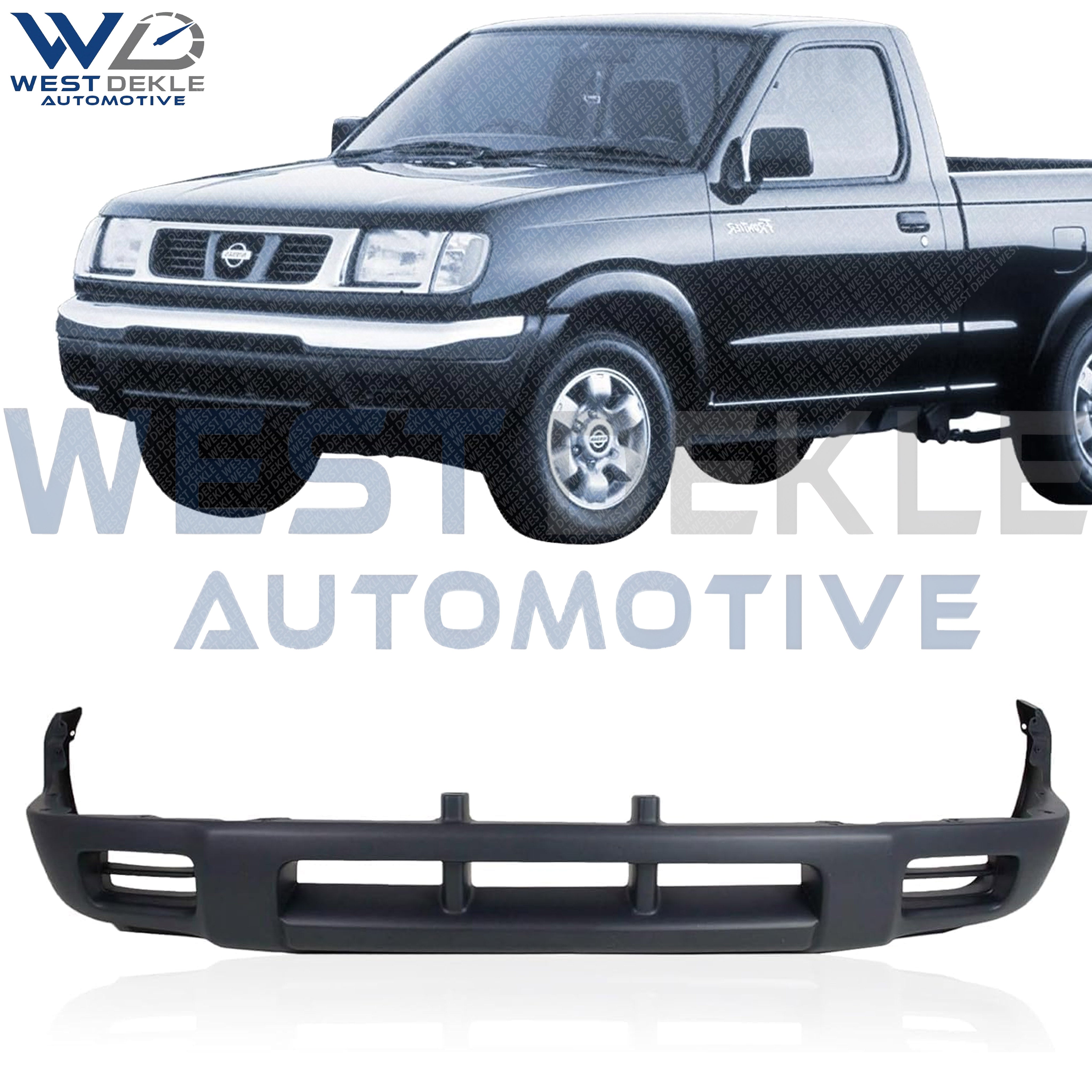 Front Valance, Primed, With Air Holes for 1998–2000 Nissan Frontier / 2000–2001 Xterra
