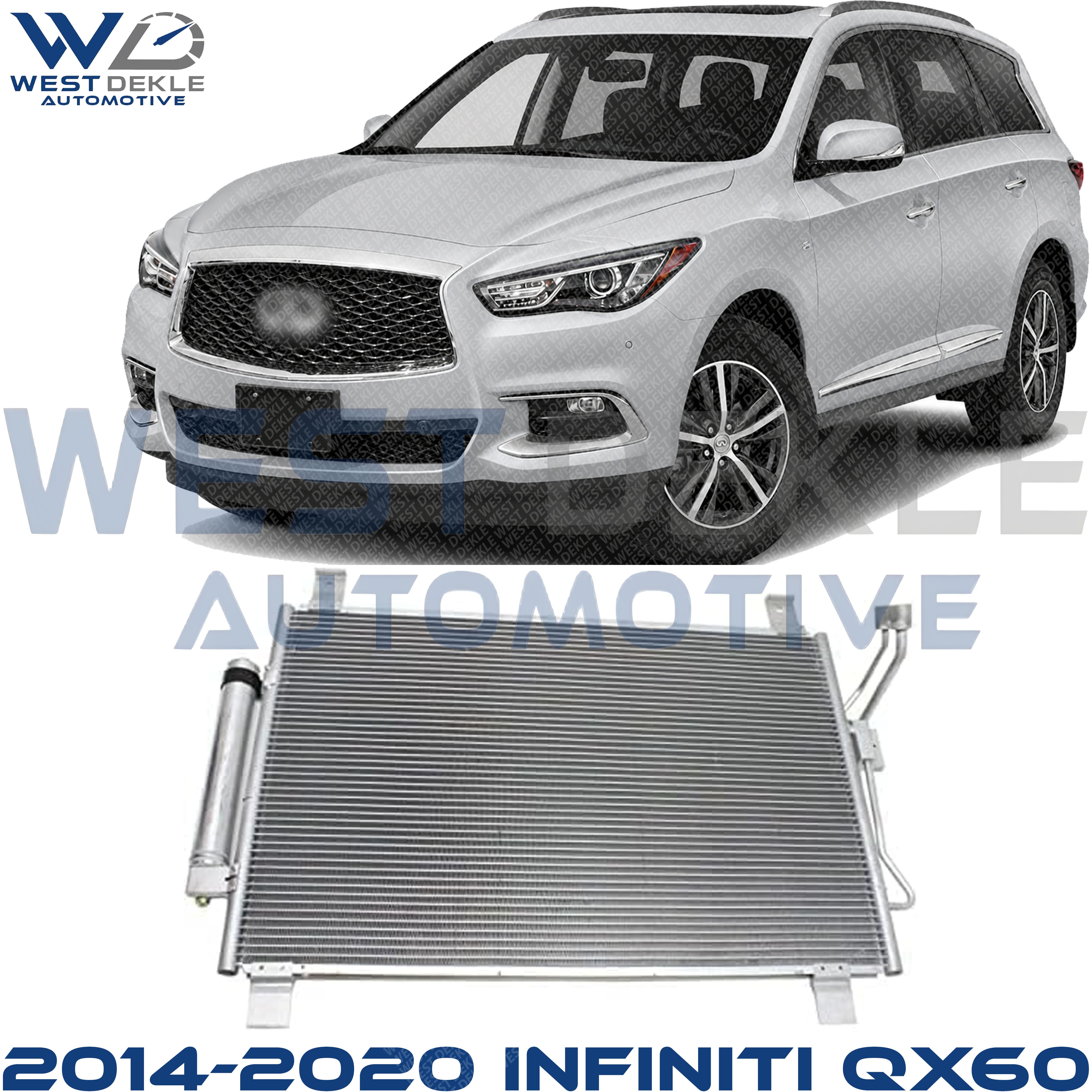 A/C Condenser for 2013-2020 Nissan Pathfinder / 2014-2020 Infiniti QX60