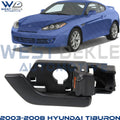 Front Interior Door Handel Right Passenger Side, with Door Lock Button, Coupe for 2003-2008 Hyundai Tiburon