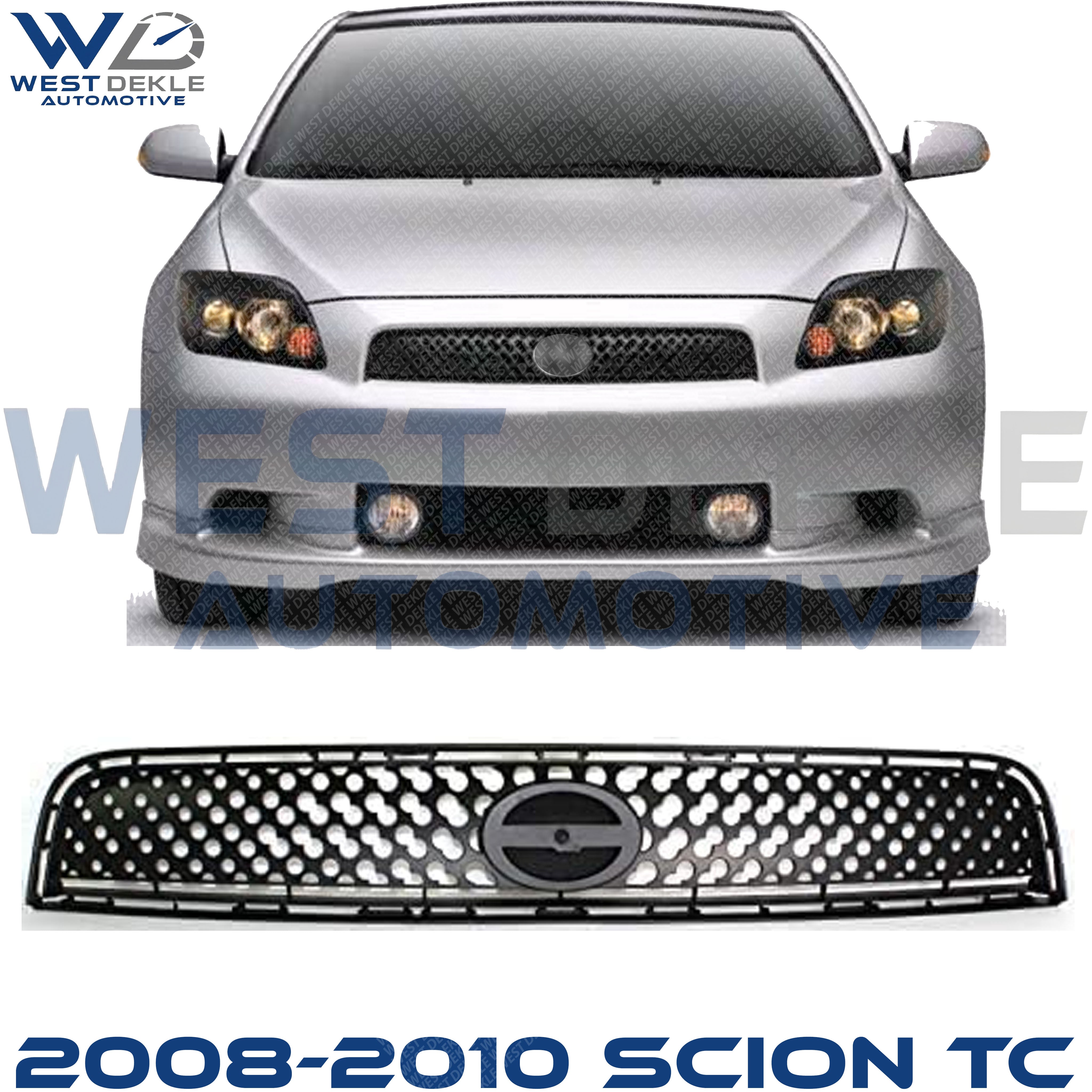 Grille, Textured Black, 4 Cyl., 2.4L Engine For 2008-2010 Scion tC