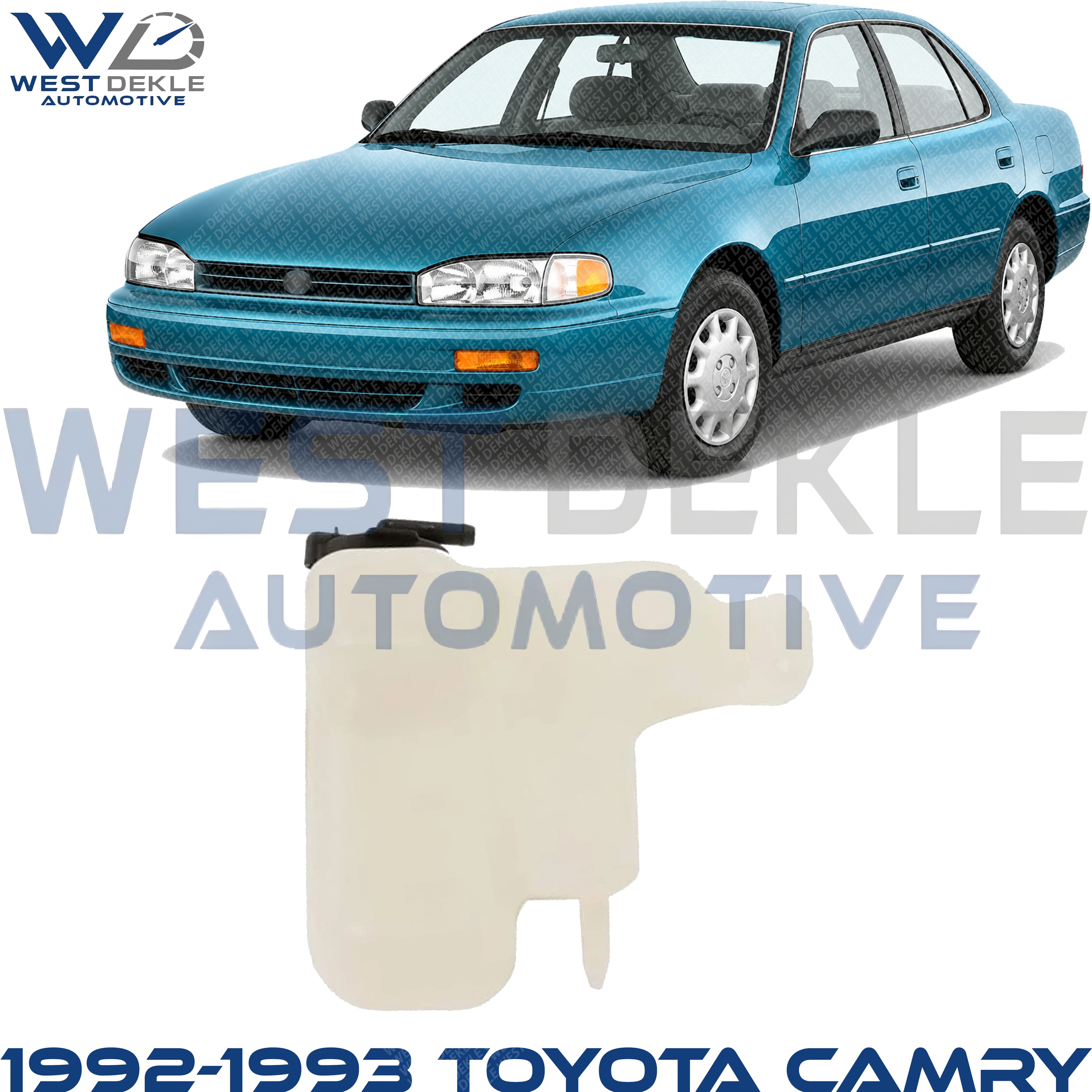 Coolant Reservoir, 4 Cyl., 2.2L Engine, Expansion Tank, With Cap