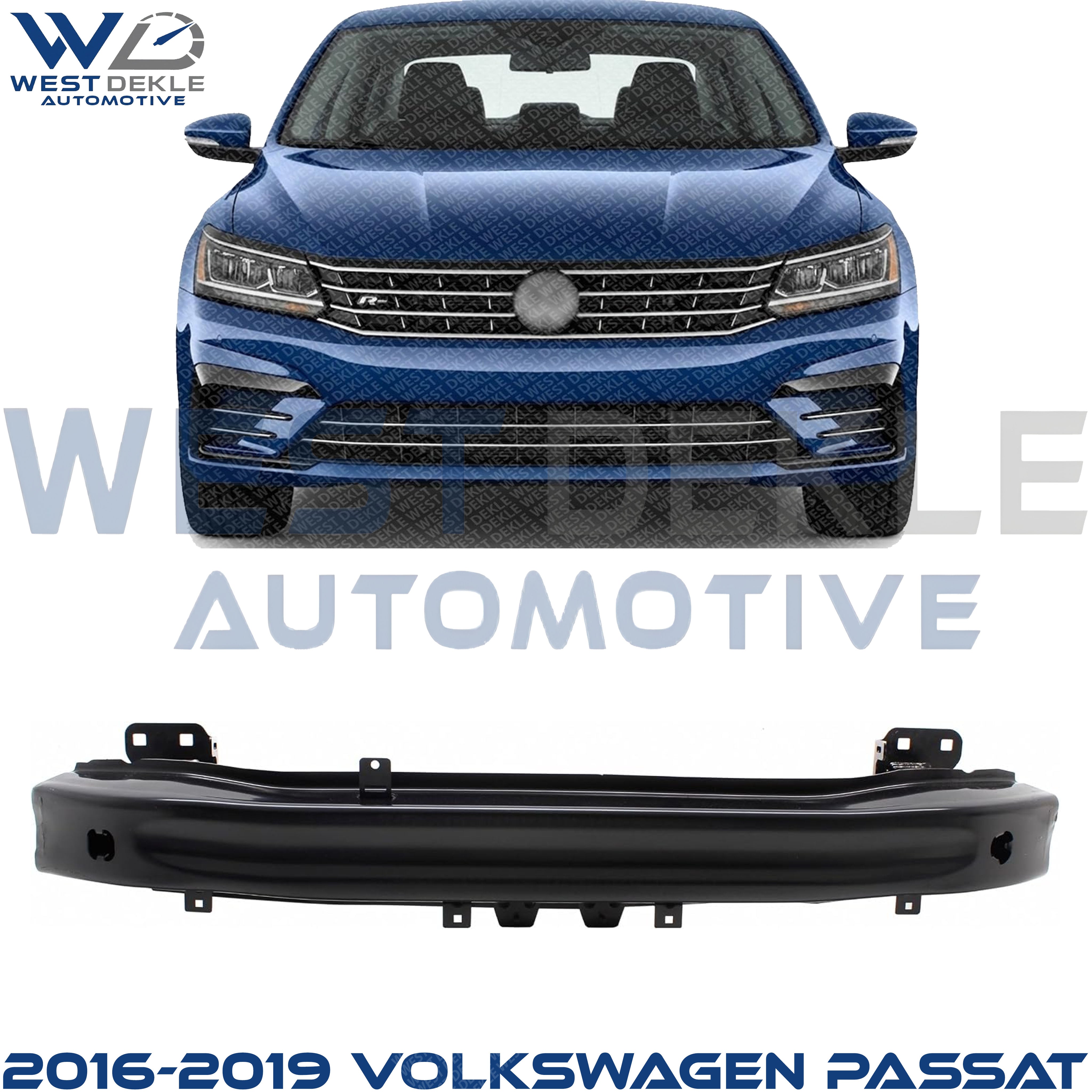 Front Bumper Reinforcement, Steel For 2016-2019 Volkswagen Passat