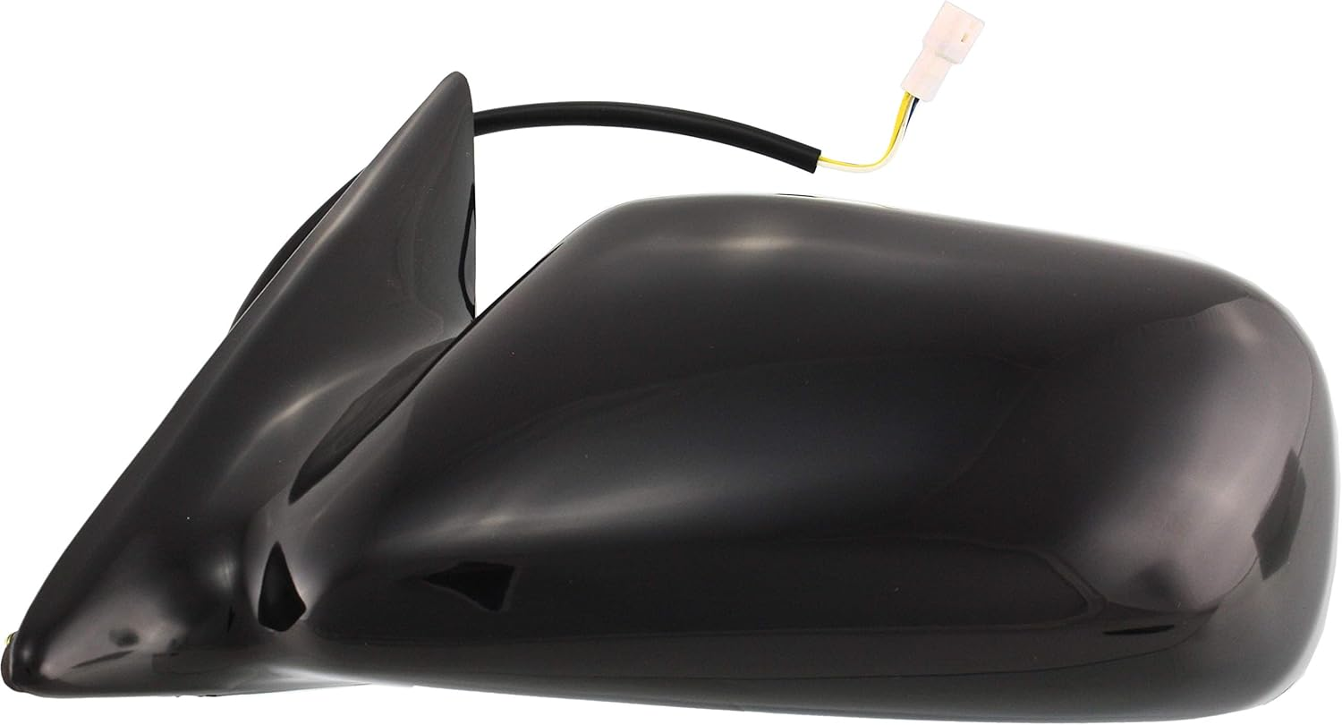 Driver and Passenger Side Mirror, Power Adjust, Non-Heated, Non-Folding, Paintable, No Signal Light, No Memory, No Puddle Light, No Auto-Dim, No Blind Spot Feature For 1997-2001 Toyota Camry